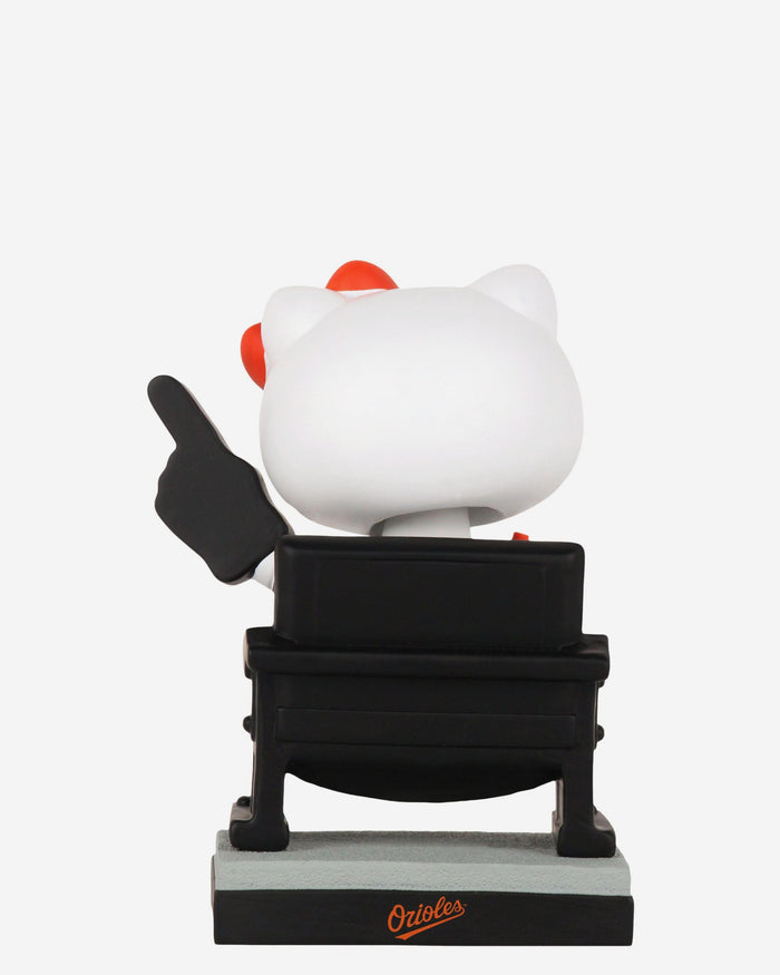 Hello Kitty® Baltimore Orioles At The Ball Game Mini Bobblehead
