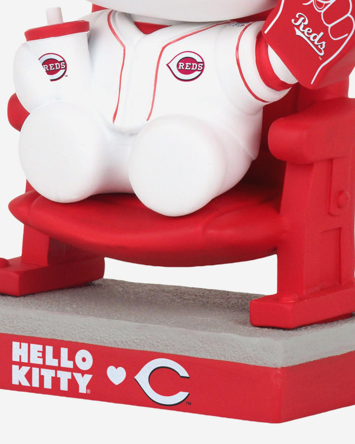 Hello Kitty® Cincinnati Reds At The Ball Game Mini Bobblehead