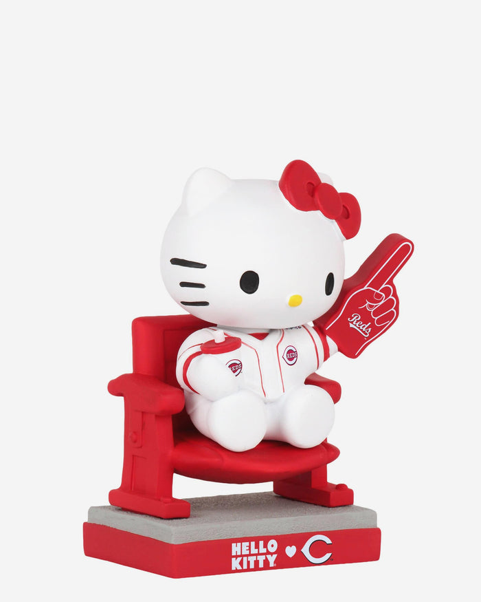 Hello Kitty® Cincinnati Reds At The Ball Game Mini Bobblehead