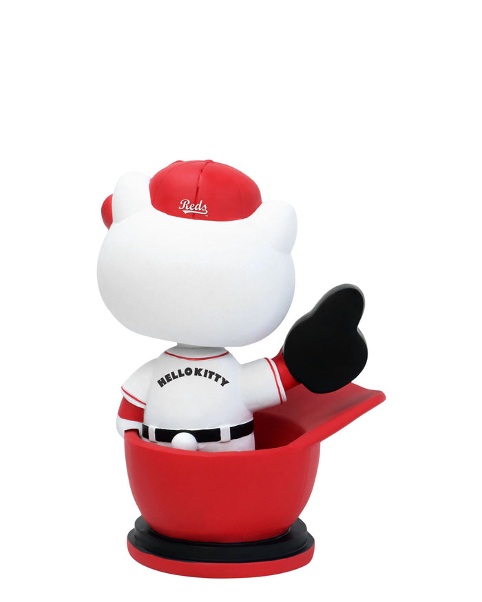 Hello Kitty® Cincinnati Reds Baseball Helmet Bobblehead FOCO - FOCO.com