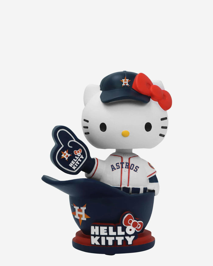 Hello Kitty® Houston Astros Baseball Helmet Bobblehead FOCO - FOCO.com