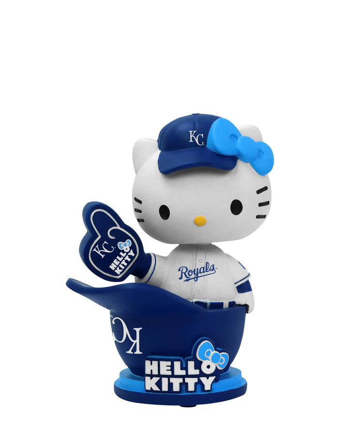 Hello Kitty® Kansas City Royals Baseball Helmet Bobblehead FOCO - FOCO.com