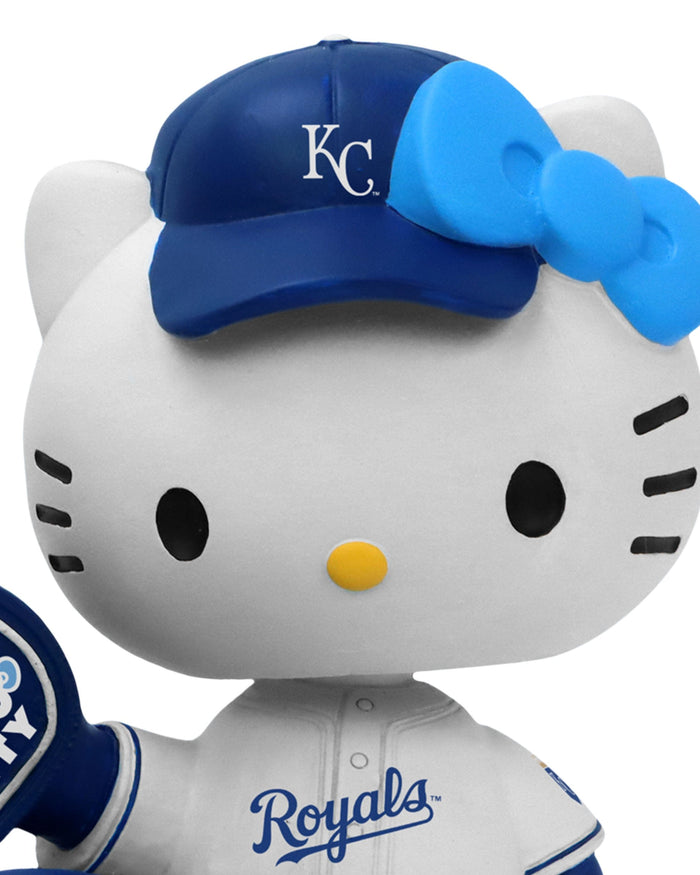 Hello Kitty® Kansas City Royals Baseball Helmet Bobblehead FOCO - FOCO.com
