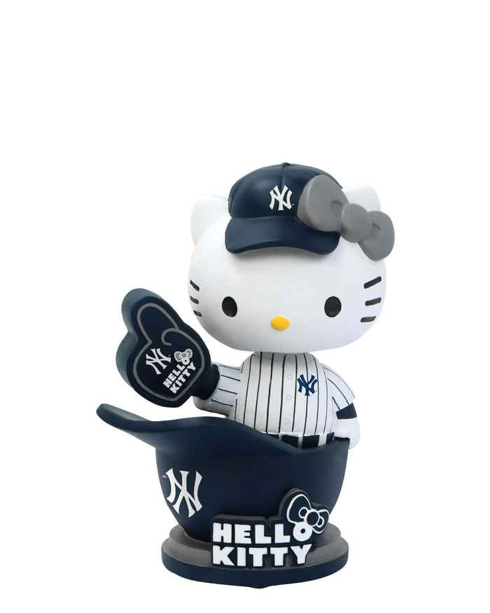 Hello Kitty® New York Yankees Baseball Helmet Bobblehead FOCO - FOCO.com