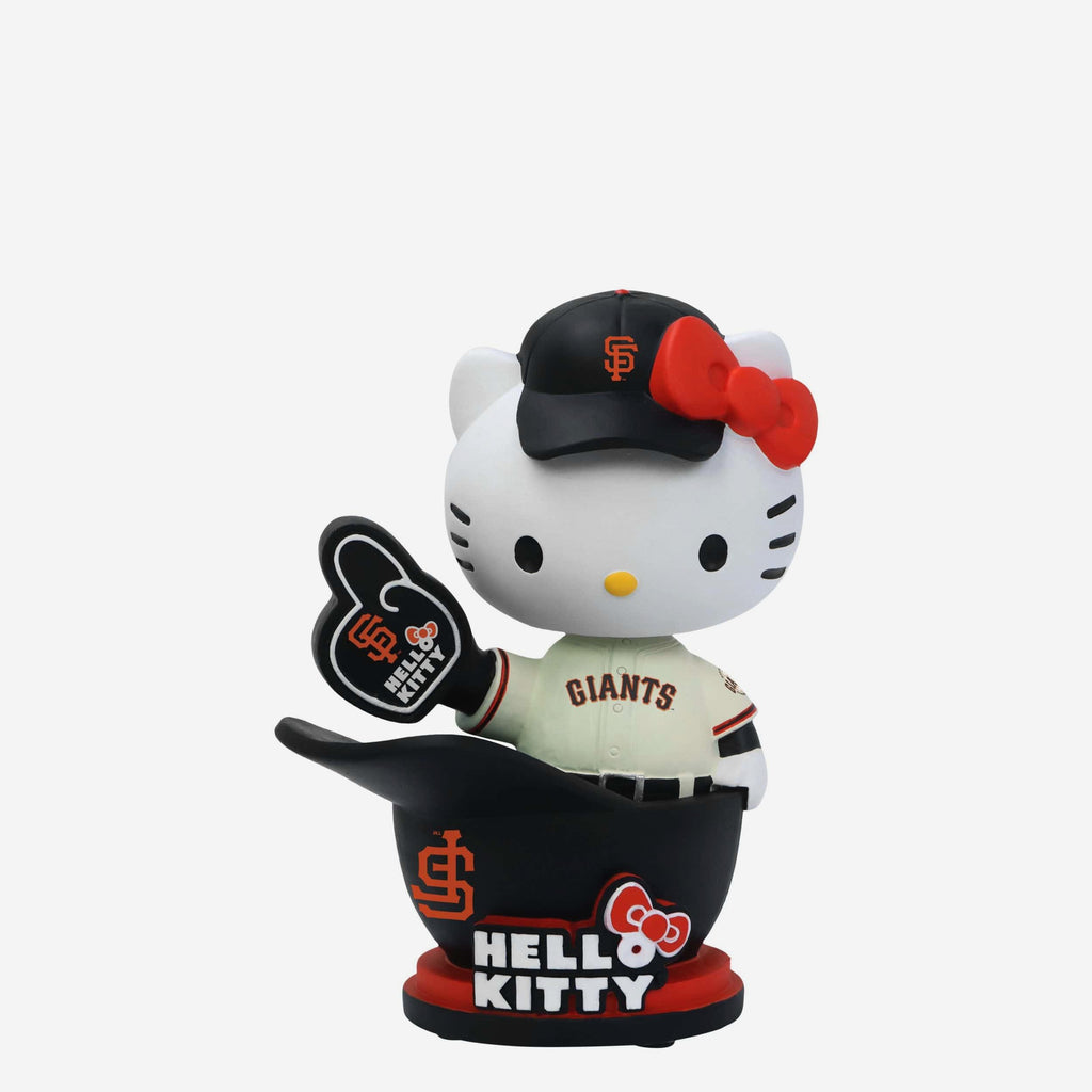 Hello Kitty® San Francisco Giants Baseball Helmet Bobblehead FOCO - FOCO.com