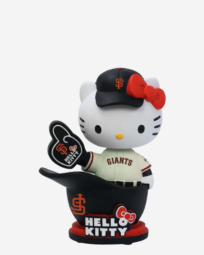 Hello Kitty® San Francisco Giants Baseball Helmet Bobblehead FOCO - FOCO.com