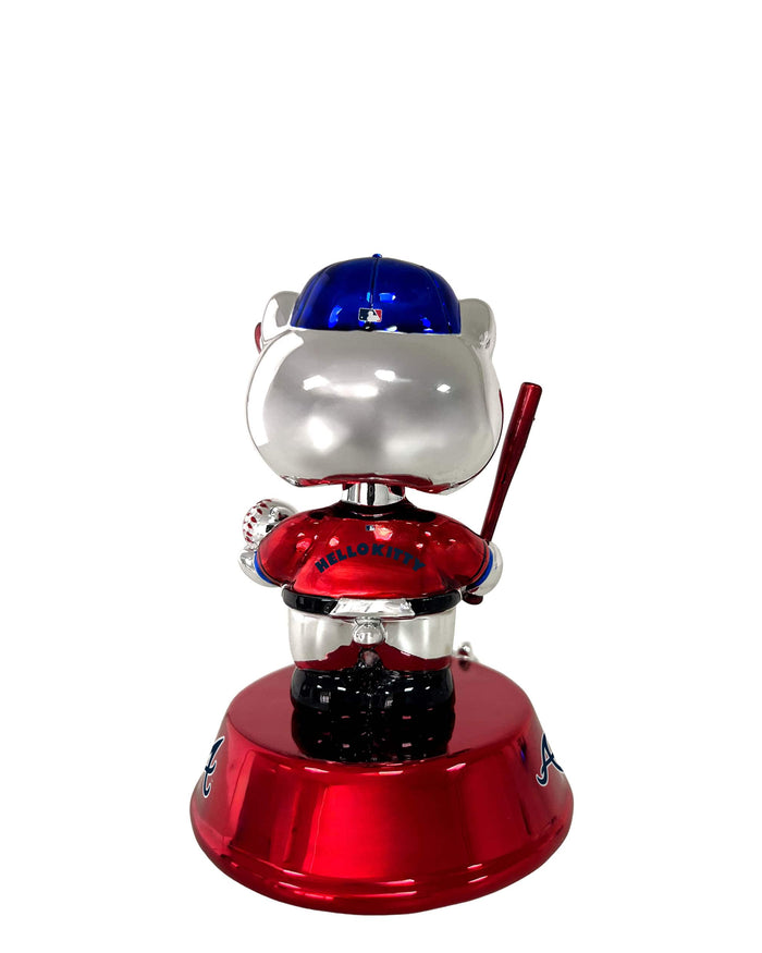 Atlanta Braves Hello Kitty® Electroplated Edition Mini Bobblehead