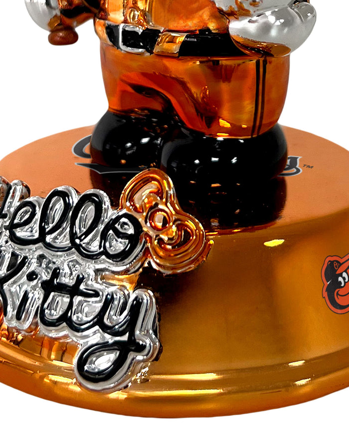 Baltimore Orioles Hello Kitty® Electroplated Edition Mini Bobblehead