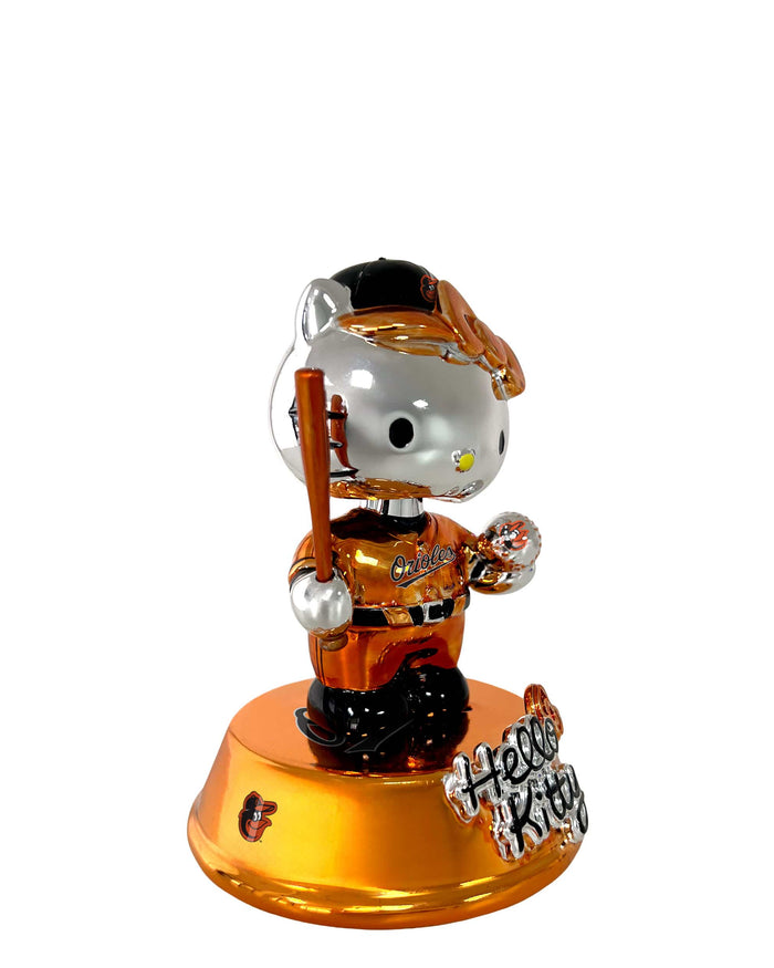 Baltimore Orioles Hello Kitty® Electroplated Edition Mini Bobblehead