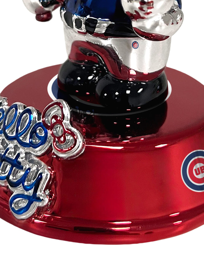 Chicago Cubs Hello Kitty® Electroplated Edition Mini Bobblehead