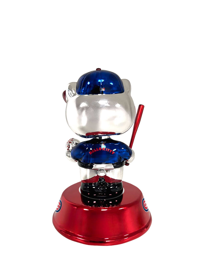 Chicago Cubs Hello Kitty® Electroplated Edition Mini Bobblehead