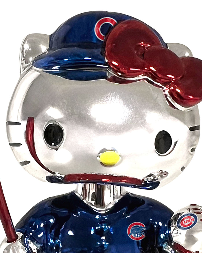 Chicago Cubs Hello Kitty® Electroplated Edition Mini Bobblehead