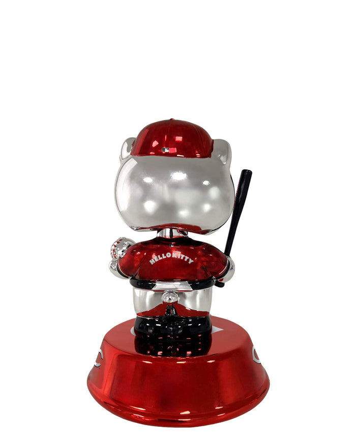 Cincinnati Reds Hello Kitty® Electroplated Edition Mini Bobblehead