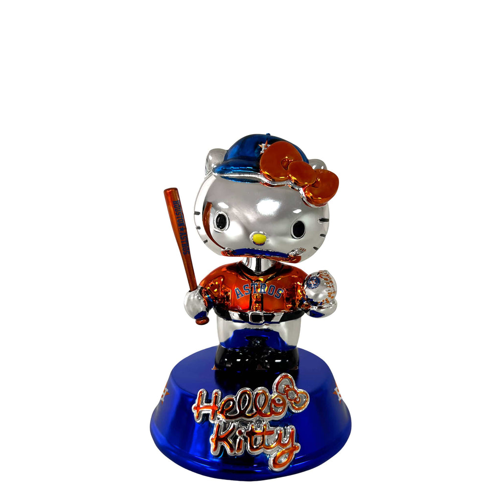 Houston Astros Hello Kitty® Electroplated Edition Mini Bobblehead