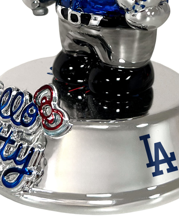 Los Angeles Dodgers Hello Kitty® Electroplated Edition Mini Bobblehead