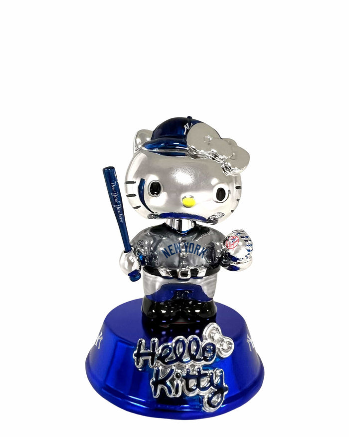 New York Yankees Hello Kitty® Electroplated Edition Mini Bobblehead