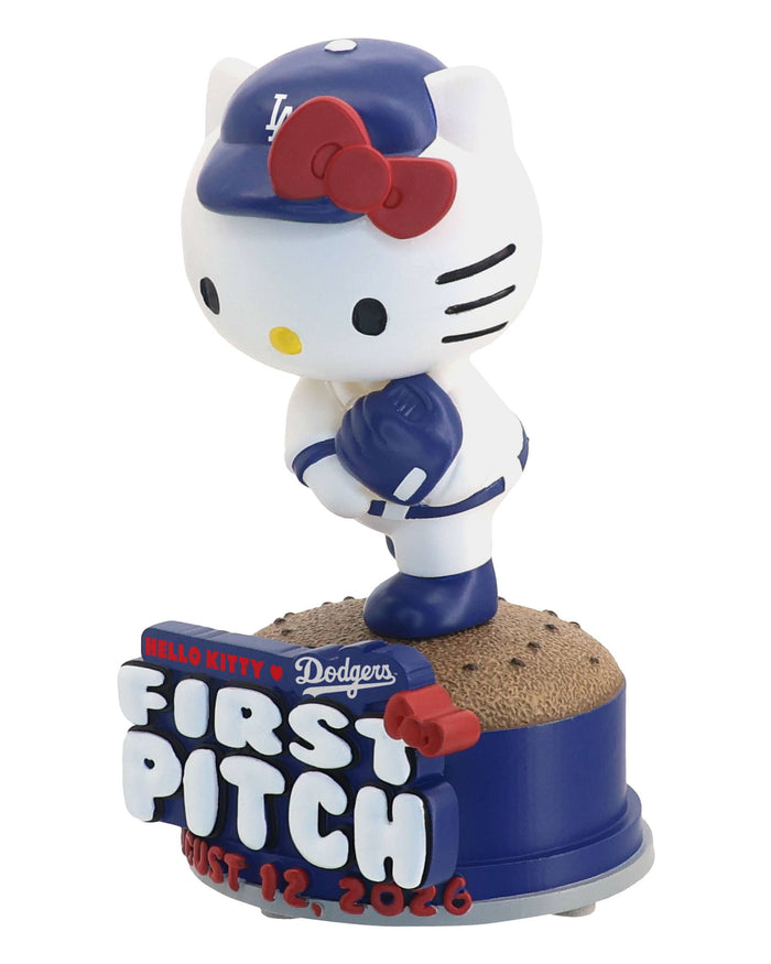 Hello Kitty® Los Angeles Dodgers First Pitch Bobblehead FOCO - FOCO.com