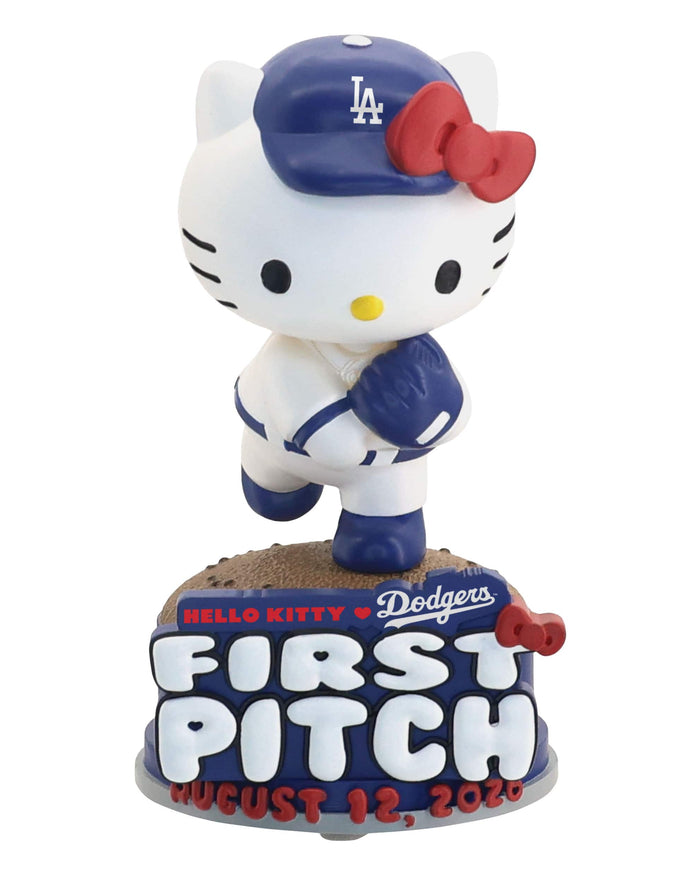 Hello Kitty® Los Angeles Dodgers First Pitch Bobblehead FOCO - FOCO.com