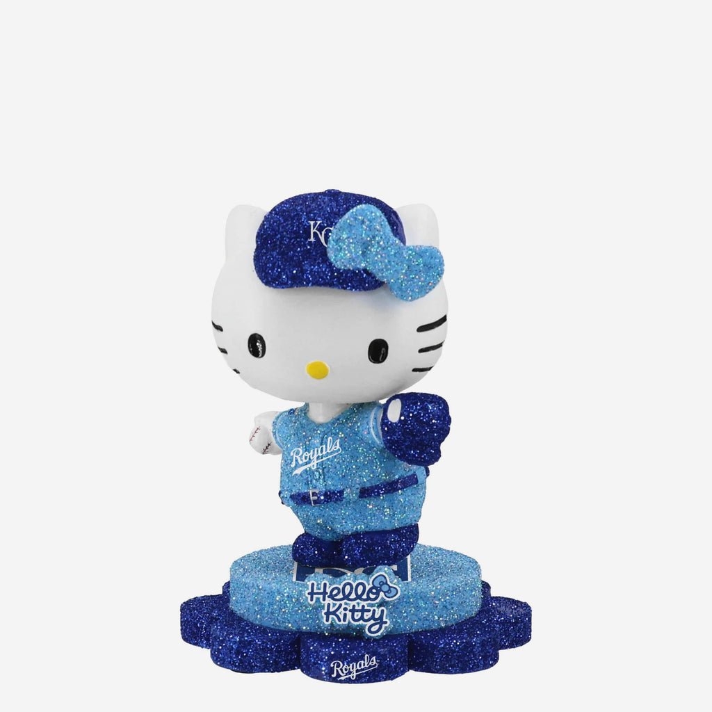 Kansas City Royals Hello Kitty® Glitter Mini Bobblehead FOCO - FOCO.com