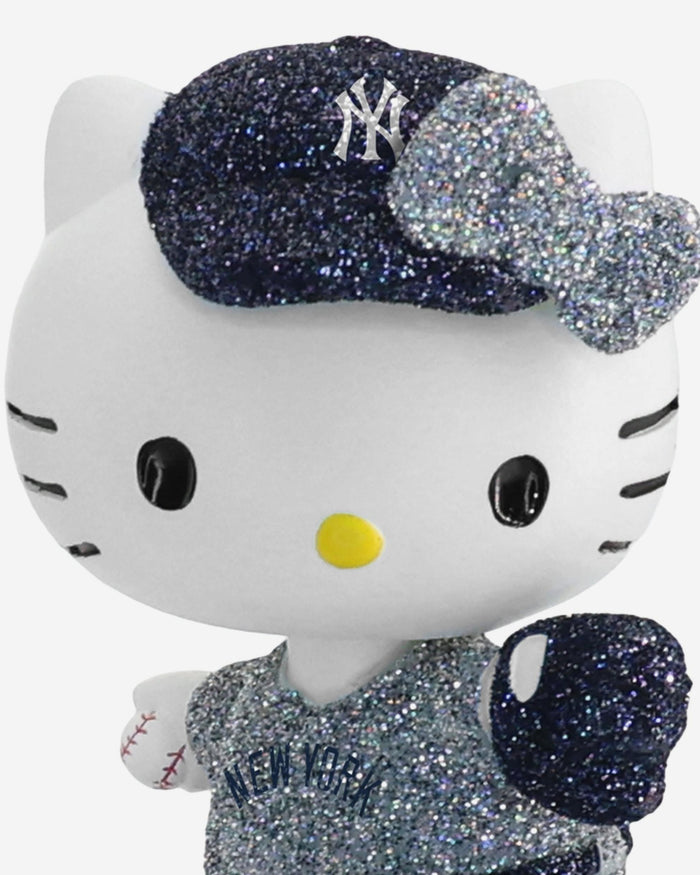 New York Yankees Hello Kitty® Glitter Mini Bobblehead FOCO - FOCO.com