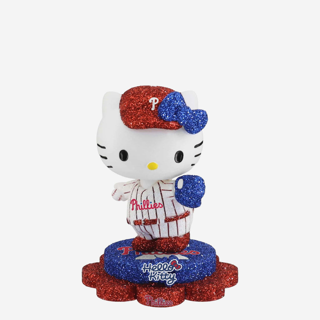 Philadelphia Phillies Hello Kitty® Glitter Mini Bobblehead FOCO - FOCO.com
