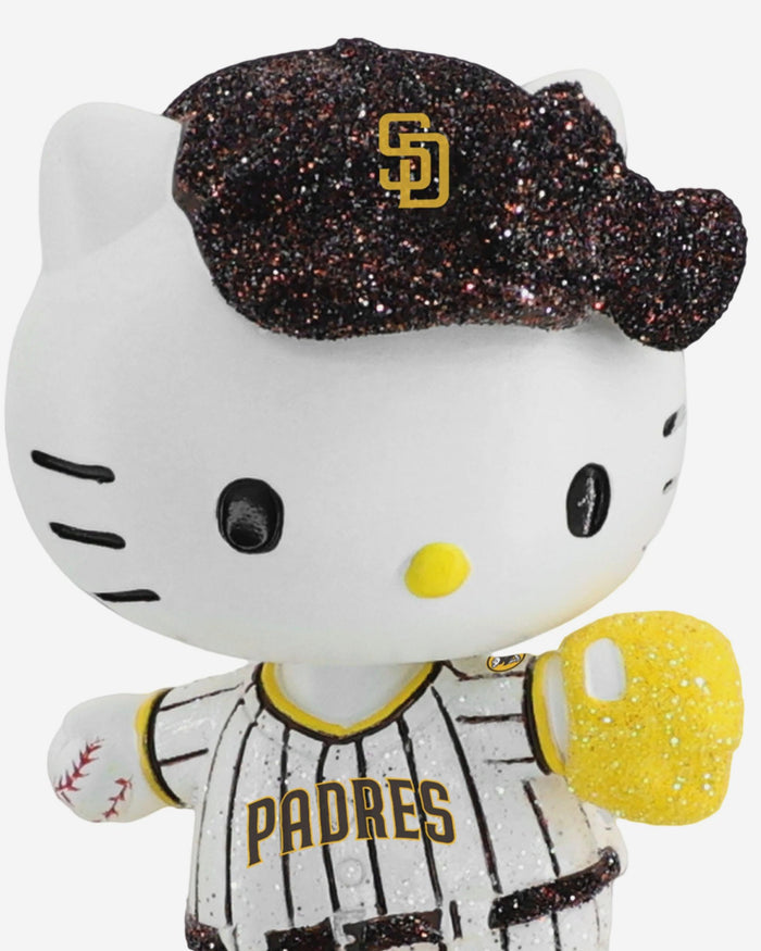San Diego Padres Hello Kitty® Glitter Mini Bobblehead FOCO - FOCO.com