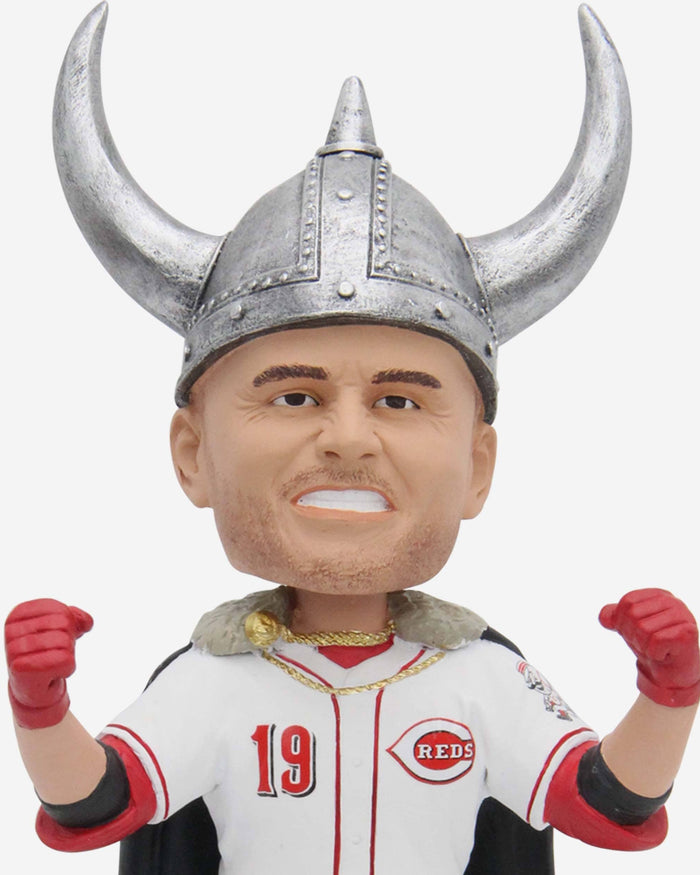 Joey Votto Cincinnati Reds Viking Hat Home Run Celebration Bobblehead FOCO - FOCO.com