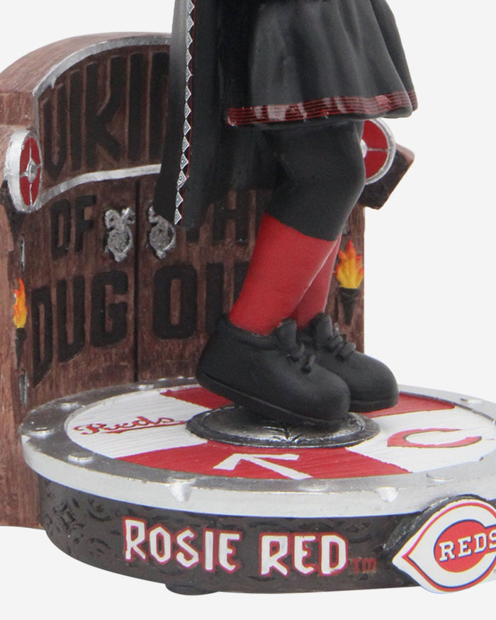 Rosie Red Cincinnati Reds City Connect Viking Hat Home Run Celebration Mascot Bobblehead FOCO - FOCO.com