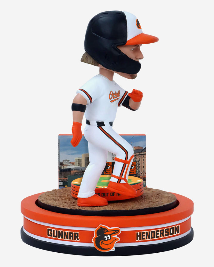 Gunnar Henderson Baltimore Orioles Home Run Spinner Mini Bobblehead Scene FOCO - FOCO.com