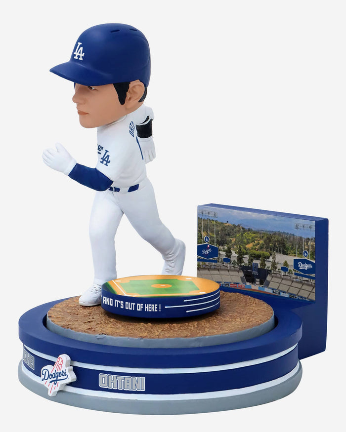 Shohei Ohtani Los Angeles Dodgers Home Run Spinner Mini Bobblehead Scene FOCO - FOCO.com