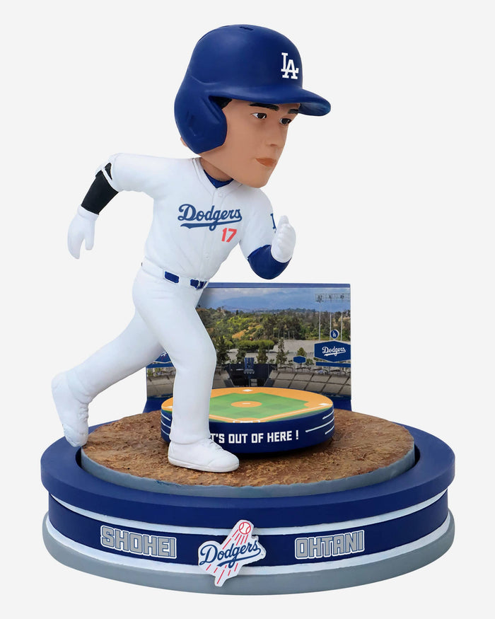 Shohei Ohtani Los Angeles Dodgers Home Run Spinner Mini Bobblehead Scene FOCO - FOCO.com