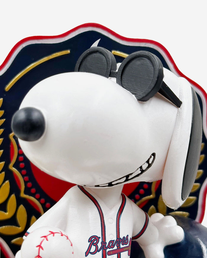 Atlanta Braves Snoopy & Woodstock Joe Cool Peanuts Dual Bobblehead FOCO - FOCO.com