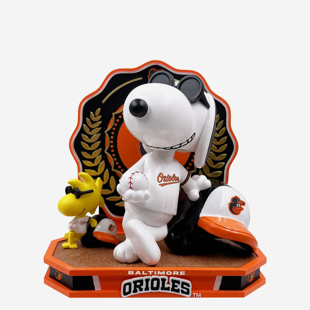 Baltimore Orioles Snoopy & Woodstock Joe Cool Peanuts Dual Bobblehead FOCO - FOCO.com