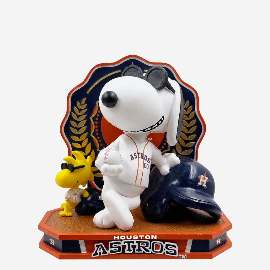 Houston Astros Snoopy & Woodstock Joe Cool Peanuts Dual Bobblehead FOCO - FOCO.com