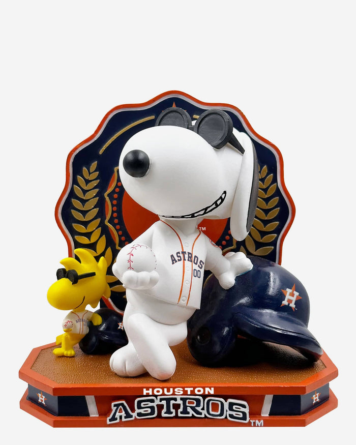 Houston Astros Snoopy & Woodstock Joe Cool Peanuts Dual Bobblehead FOCO - FOCO.com