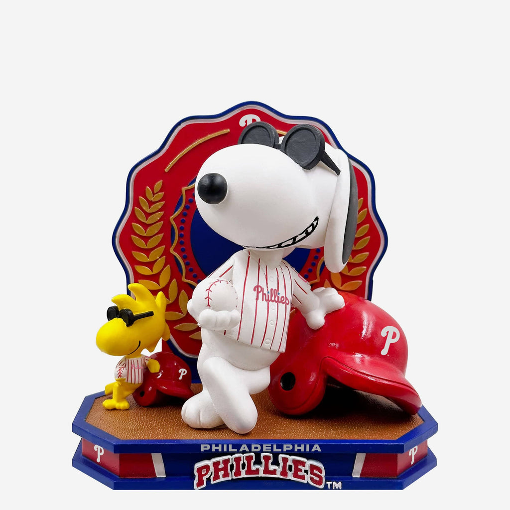 Philadelphia Phillies Snoopy & Woodstock Joe Cool Peanuts Dual Bobblehead FOCO - FOCO.com