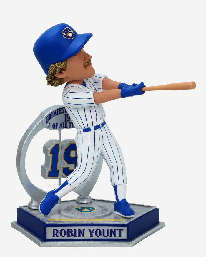 Robin Yount Milwaukee Brewers Legendary Number 19 Bobblehead FOCO - FOCO.com