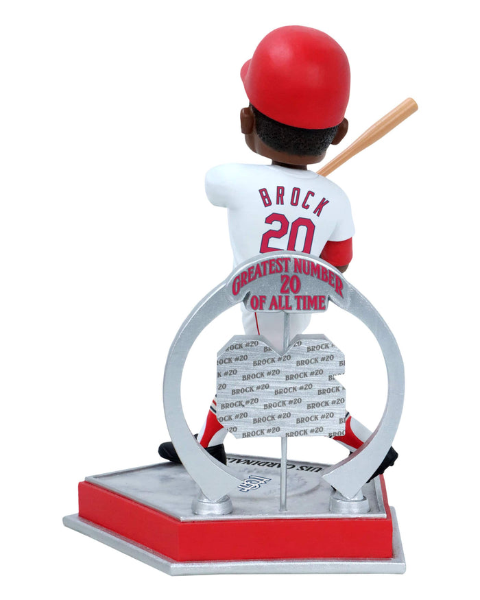 Lou Brock St Louis Cardinals Legendary Number 20 Bobblehead FOCO - FOCO.com