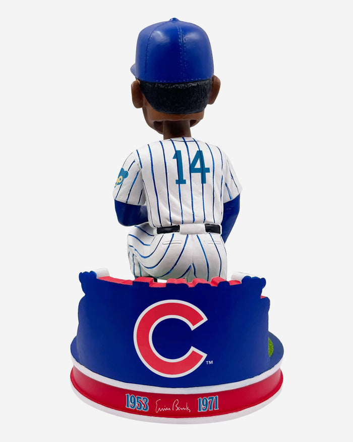 Ernie Banks Chicago Cubs Lets Play Two Bobblehead FOCO - FOCO.com