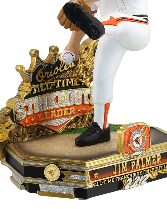 Jim Palmer Baltimore Orioles All-Time Franchise Strikeout Record Bobblehead FOCO - FOCO.com