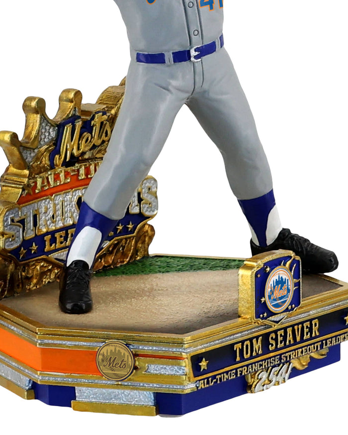 Tom Seaver New York Mets All-Time Franchise Strikeouts Leader Bobblehead FOCO - FOCO.com