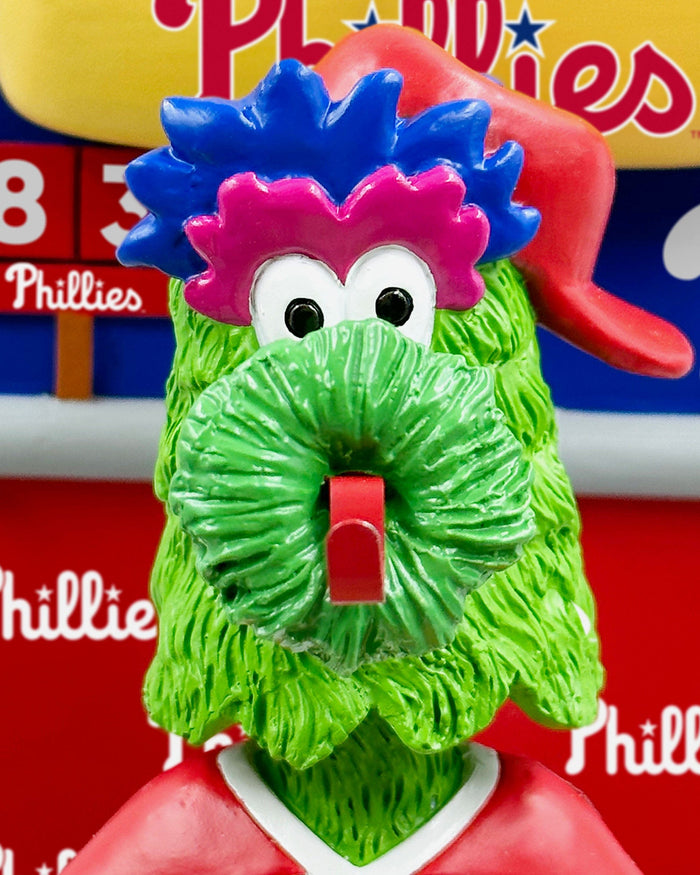 Phillie Phanatic Philadelphia Phillies Hot Dog Eating Contest Mascot Bobblehead FOCO - FOCO.com