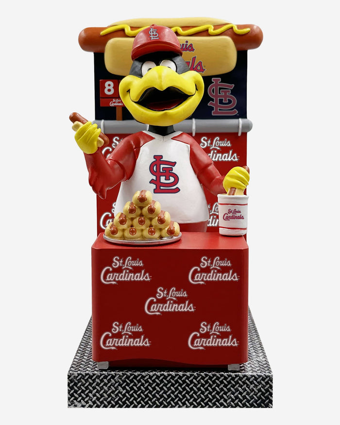 Fredbird St Louis Cardinals Hot Dog Eating Contest Mascot Bobblehead FOCO - FOCO.com