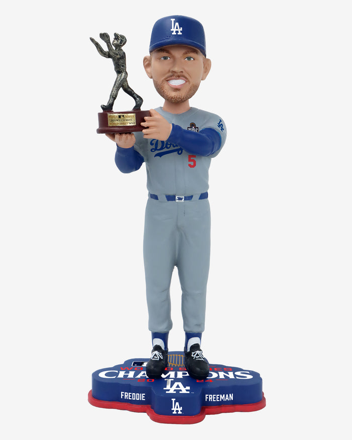 Freddie Freeman Los Angeles Dodgers 2024 World Series Champions MVP Bobblehead FOCO - FOCO.com