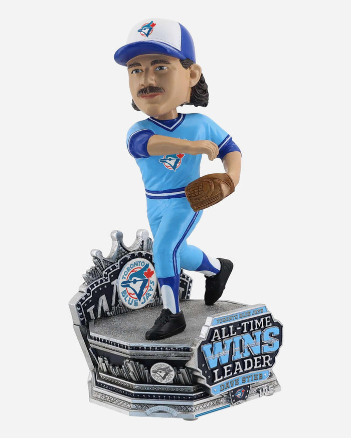 Dave Stieb Toronto Blue Jays All-Time Franchise Wins Bobblehead FOCO - FOCO.com