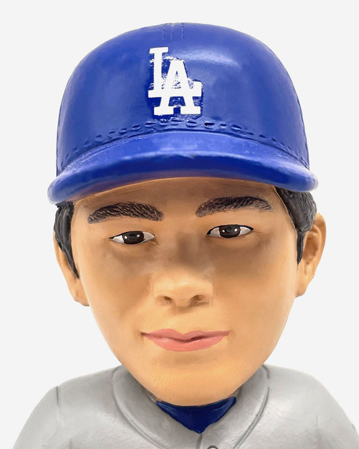 Yoshinobu Yamamoto Los Angeles Dodgers Away Jersey Japanese National Flag Bobblehead FOCO - FOCO.com