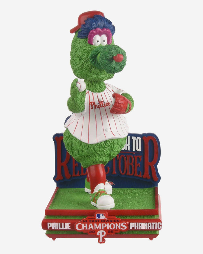 Phillie Phanatic Philadelphia Phillies 2025 NL East Division Champions Welcome Back to Red October Mascot Bobblehead FOCO - FOCO.com