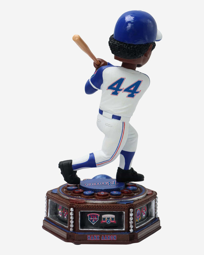Hank Aaron Atlanta Braves Patch Collection Bobblehead FOCO - FOCO.com