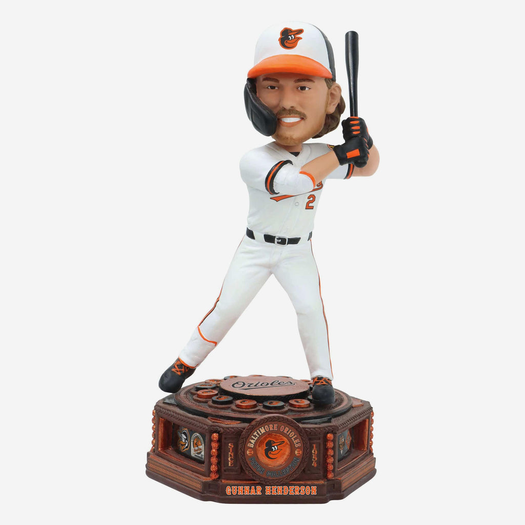 Gunnar Henderson Baltimore Orioles Patch Collection Bobblehead FOCO - FOCO.com