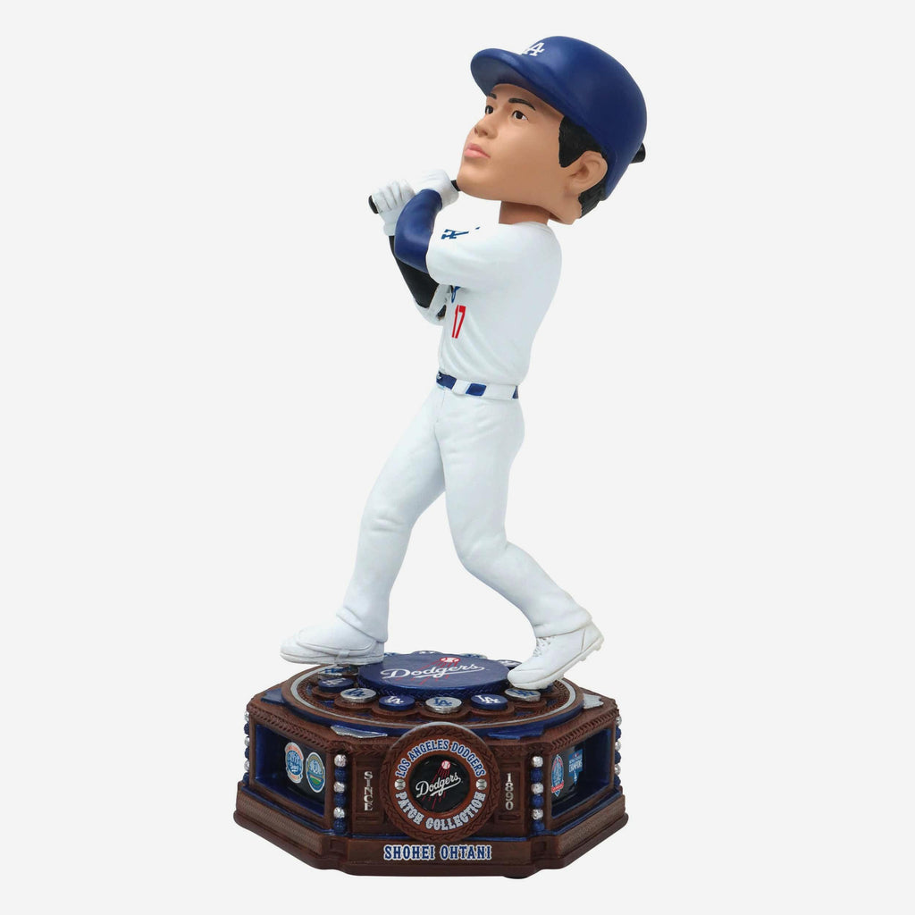 Shohei Ohtani Los Angeles Dodgers Patch Collection Bobblehead FOCO - FOCO.com